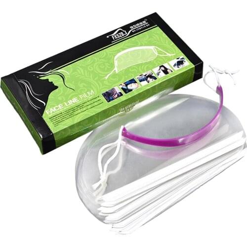 50pcs Plastic Salon Hairspray Cover Haircut Face Eye Protector Barber