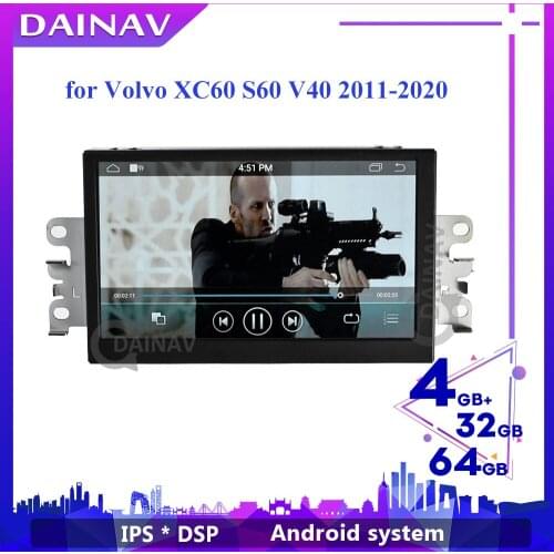 Car radio multimedia player for-Volvo S60 2011-2020 Android autoradio Tesla style car stereo GPS navi DVD player