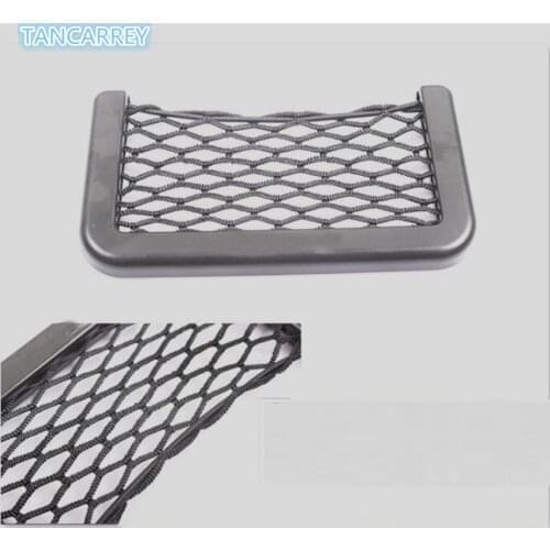Car Organizer Storage Bag Paste Net Pocket Phone Holder For LADA Priora Sedan sport Kalina Granta Vesta Niva Largus Vaz Samara 2