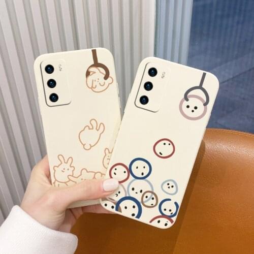 Favourite Doll Pattern Phone Case For Huawei P40 P40Lite P40pro P30 P30Lite P20 Pro Mate 40 40Pro 30 20 Liquid Silicone Cover