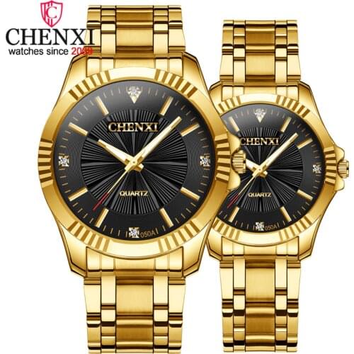 CHENXI 2021 New Watches Men&Women Set Wristwatches Mens Top Brand Luxury Quartz Watch Couples Wristwatch Relojes Hombre