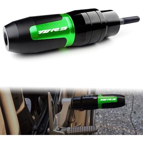 For YAMAHA YZF-R3 YZFR3 YZF R3 2012-2020 Motorcycle CNC Accessoires Falling protection Exhaust Slider Crash pad slider with logo