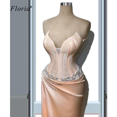 Plus Size Elegant Evening Dresses Long Mermaid Evening Gowns Sweetheart Turkish Couture Formal Gowns Vestidos Formales Custom