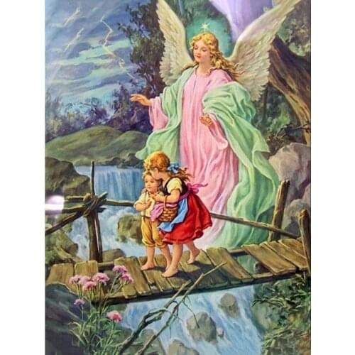 GATYZTORY Picture By Number Angel Handpainted Gift Drawing Acrylic Home Decoration Oil Painting By Numbers Figure Wall Art