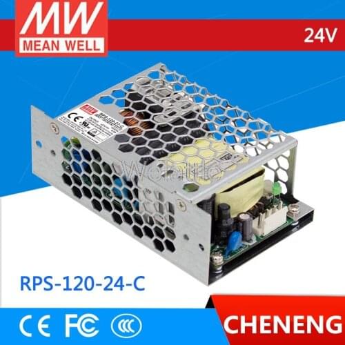 MEAN WELL original RPS-120-24-C 24V 5A meanwell RPS-120 24V 120W Single Output Green Medical Type