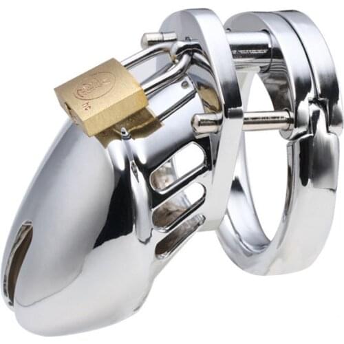 Metal Padlock CB6000S Steel Chastity Belt Device Bdsm Bondage Penis Lock Cock Cage Sex Toys For Men Erotic Male Chastity Cage