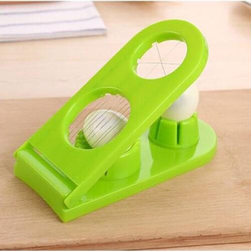 2018 New hot 2 in1 Cut Multifunction Kitchen Egg Slicer Sectioner Cutter Mold Maker Flower Edges Kitchen cut egg tools 9