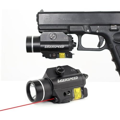 Hunting Flashlight RED Green Laser Sight M6 Glock 19 Accessory LED Light Combo Mount Ultra Bright For weaver picatinny 20mm rail
