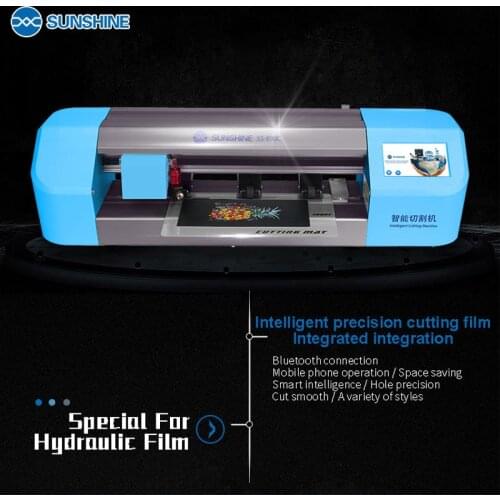 SUNSHINE SS-890C Auto Cutting Machine SS-057 SS-057A Flexible Hydrogel Film Mobile Phone Front Glass Back Cover Protect Film