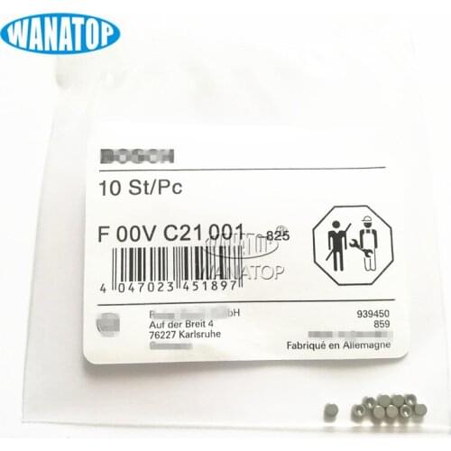 Common Rail Ball Seat F00VC21001 F 00V C21 001 Ball Bearing FOOVC21001 for 0445120 injector steel ball (10 Pieces/bag)