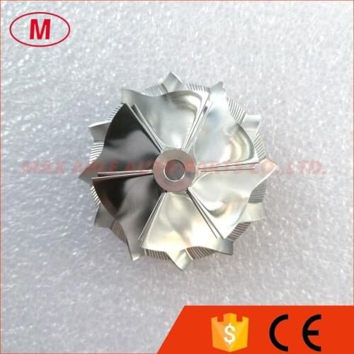 TD04HL 13T+ 43.61/56.02mm 6+6 blades Turbo Billet Compressor wheel/Aluminum 2618/Milling compressor wheel for 49377-04200HF