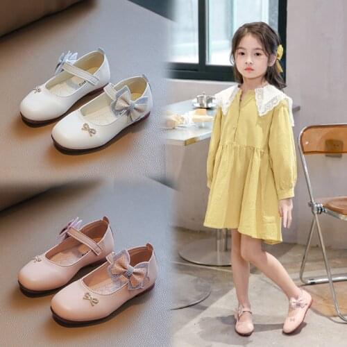 Fashion Soft soles Childrens Leather Shoes Girls Princess Shoes For Party Wedding Kids Dance Performance Shoes Chaussure Fille