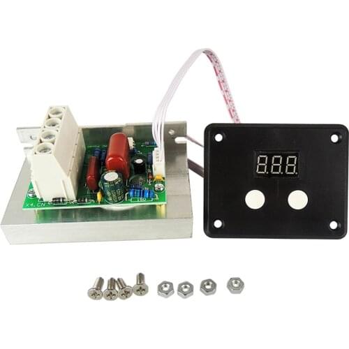 AC 220V 80A 10000W high power Digital SCR Motor Speed Controller Voltage Regulator Dimming attemperation thermoregulation PWM