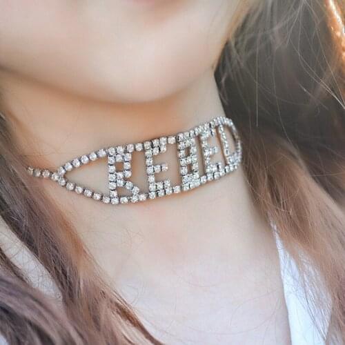 Jewelry Fashion Hollow Letter Full ecklace