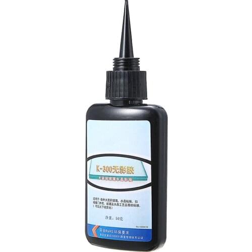 1 Bottle 50ml UV Glue UV Curing Adhesive Large Area Glass Bonding Glues K-300 Transparent Crystal Glass Adhesive