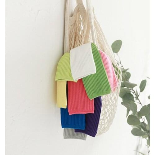 1 Pair Parent-child Socks For Kids Adults Double Needle Solid Color Socks Baby High Socks Boys Girls Fashion Socks Spring Autumn