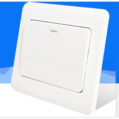 16A high power single open single control switch 86 type bath jack universal single open wall power switch