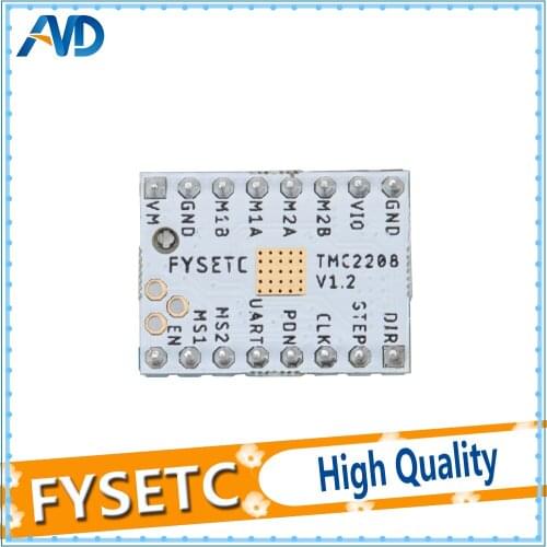 30pcs TMC2208 v1.2 Stepping Motor Mute Driver Stepstick Power Tube Built-in Driver Current 1.4A Peak Current 2A Replace TMC2100