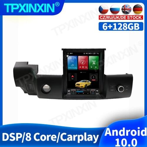 Android 10 Tesla Style Screen Car Radio For Range Rover 2010 2011 - 2013 Multimedia Video Player Navigation GPS Auto 2din no DVD