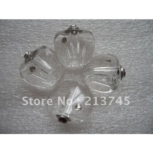 Freeshipping Promotion!! Wholesale Clearly Vial Pendant Rice Art Pendant Perfume glass bottle pendant