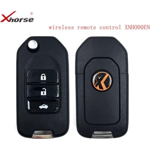 XHORSE XNHO00EN Wireless Universal Remote Key 3 Button With NXP Transponder For VVDI2 and VVDI Key Tool For Honda Type 10pcs