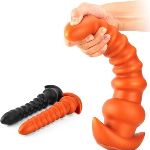 25/30/35cm Long Anal Plug Anus Backyard Beads Anal Ball Prostate Massage Silicone Butt Plug Sex Toys for Women Men Adult Product