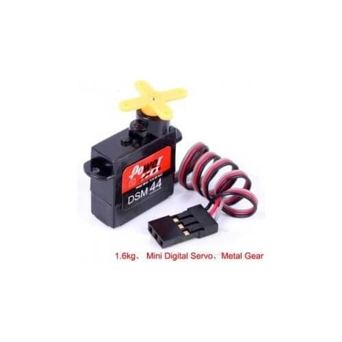 Power HD Micro/Mini Digital Servo 1.6kg/5.8g 20T HD-DSM44 W/ Metal Gears for F3P/ EPP/ KT Planes