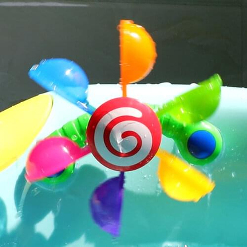 Baby Bath Toys Play In Scoop Water Mini Windmill Waterwheel Toddler Bathroom Bathtub Bathing Toy Kids Summer Swimming Pool Games