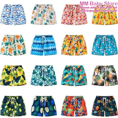 Kids Summer Shorts Baby Boys Girls Swimwear Toddler Kids Fashion Print Shorts Swimsuit Childrens Casual Shorts Beach Short Pant