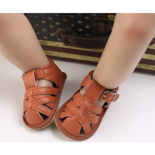 2021 Baby Girls Boys Sandals Premium Soft Anti-Slip Rubber Sole Infant Summer Outdoor Shoes Toddler First Walkers 0-18 Months