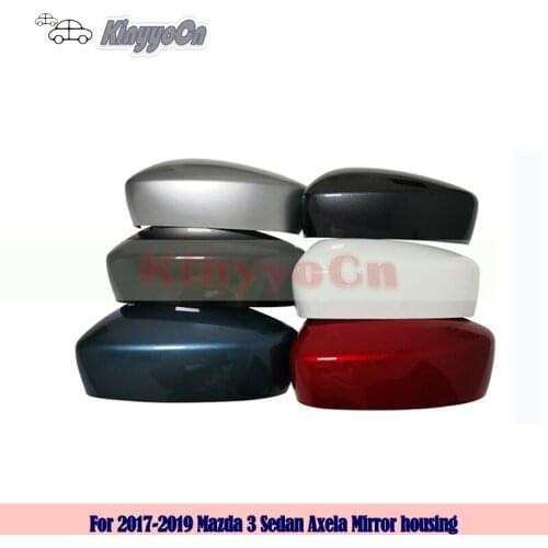 Kinyyocn For Mazda 3 Sedan Axela 2017 2018 2019 External mirror Cover Rearview Mirror Cover side mirror Housing