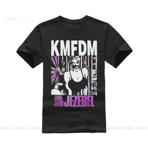 Kmfdm Juke Joint Jezebel Kraut Industrial Pigface Mdmfk New Black T-Shirt New Brand Clothing Retro T Shirts