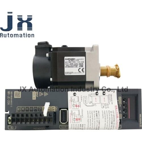100% New Original Mitsubishi Servo Motor Driver Set MR-JE-20A 200W AC Servo Motor HG-KN23J-S100