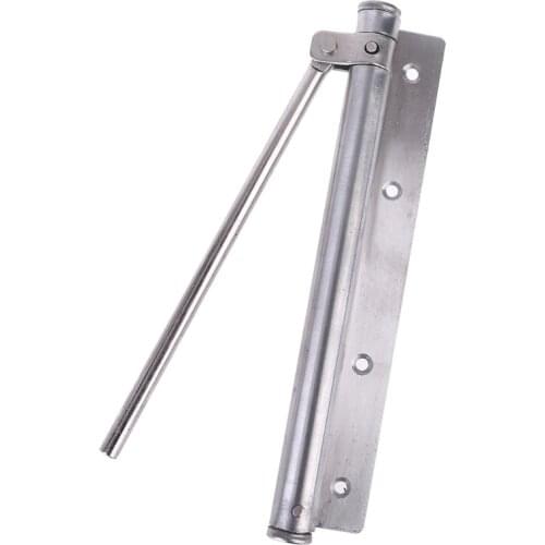 Single Spring Strength Adjustable Stainless Steel Automatic Door Closer for Home 875F