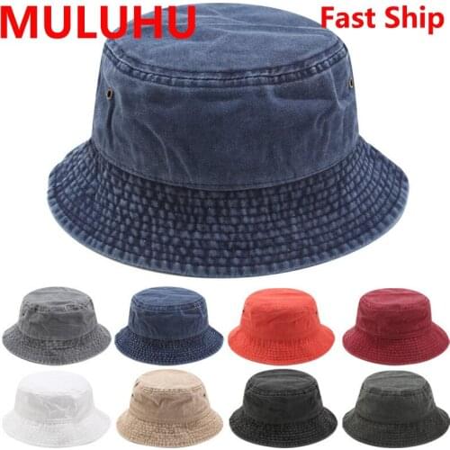 Panama Bucket Cap Hip Hop Solid Bucket Hats For Women Sun Beach Hat Teens Girls Wide Brim Summer Fishermans Caps Casquette