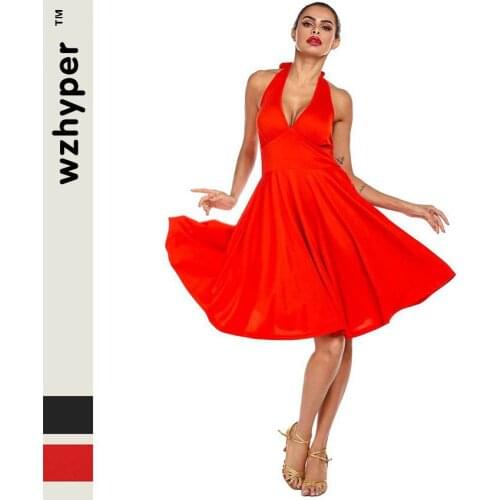 Latin Dance Dress Girls Open Back Pleated Ballroom Dancing Latin Costumes Women Red V Neck Samba Skirt Waltz Morden Dance Wear