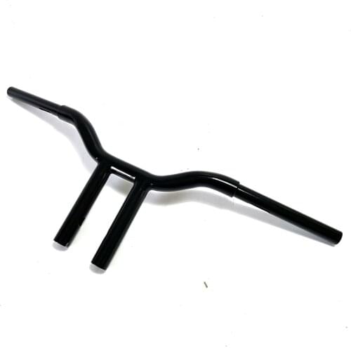 Motorcycle 10" 12" 14" Rise T-Bar Handlebar 25mm Diameter for Harley Sportster XL883 XL1200 X48 Dyna Low Rider