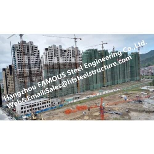 China Manufacturers Prefabricated Industrial High Rise Steel Building For Mall Or Hotel