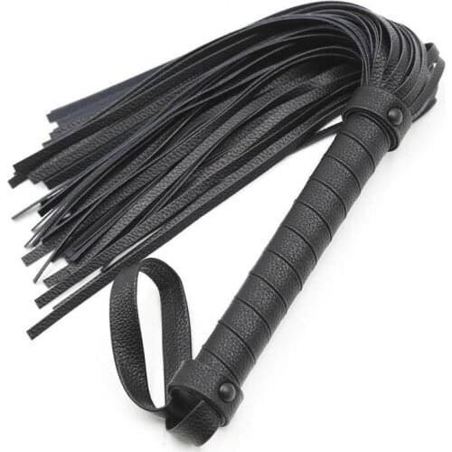 Sex Toys Sex Whip Black Outside Whips Imitation Sheepskin Black Nail Short Whip Health Products