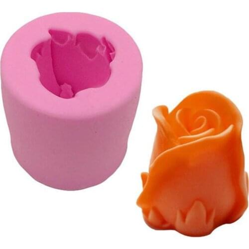 3D Rose Flowers Silicone Mold Cake Mold Decoration Fondant Cake 3D Mold Food Grade Baking Tool Silicone Molds Soap Seifenform