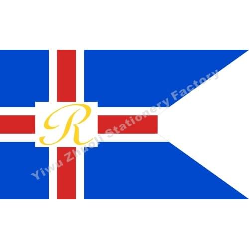 Iceland Standard Regent 1941 Flag 150X90cm (3x5FT) 120g 100D Office/Activity/parade/Festival/world cup/Home Decoration