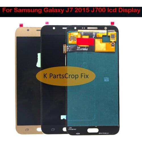 Super AMOLED 5.5" LCD for SAMSUNG Galaxy J7 2015 J700 LCD Display Touch Screen Digitizer J700F J700M J700H Replacement