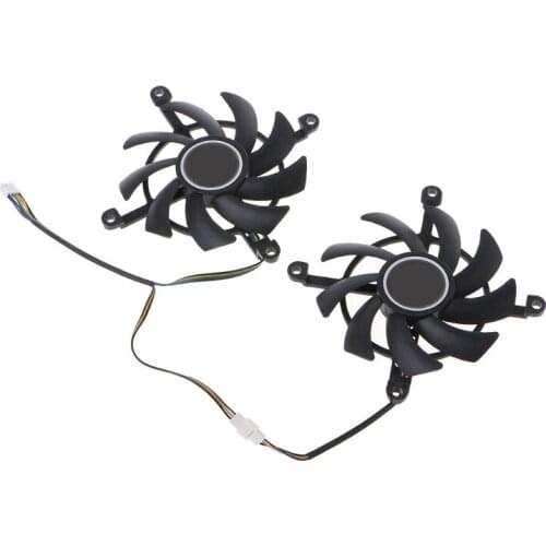 24BB Quiet Graphics Card Fans for Colorful GTX 2060 SUPER GTX1660 1660ti 85MM 4Pin 12V VGA Fan Graphics Card Cooling