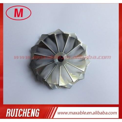 TD04HL 18T 49189-43800 45.01/56.02mm 11+0 blades Turbocharger Billet/milling/aluminum 2618 compressor wheel