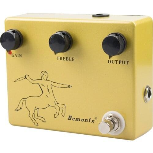 Demonfx High quality Handmade GOLD PROFESSIONAL OVERDRIVE Guitar Effects Pedal