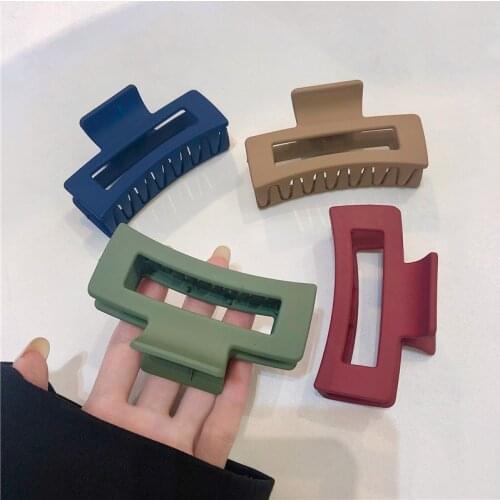 YANGLIUJIA Catch A Square Clip Headdress Temperament Is Contracted Back Of The Head Hairpin Women Jewelry Gift Accessories