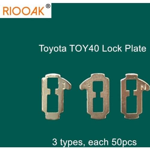 150pcs/lot TOY40 Car Lock Reed Lock Plate For Toyota Camry Crown (3 Types Each 50pcs) Auto Repair Kits Locksmith Supplies
