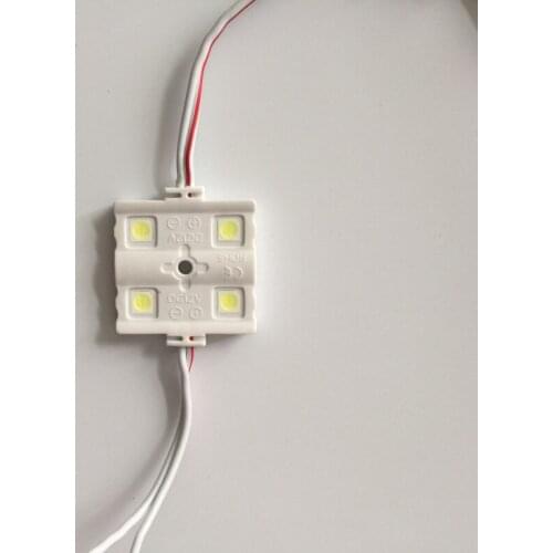 40pcs LED waterproof DC12V 4LED 5050 injection LED Module light,advertising word light white LED Module