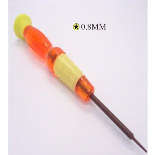 5PC/set wholesale 0.8MM star-shaped screwdriver repair tool for repairing mobile phone disassemble tools