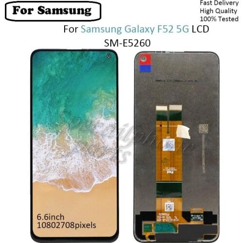 6.6‘’For Samsung Galaxy F52 5G Display LCD Screen replacement for Samsung f52 SM-E5260 lcd display Touch panel screen pantalla